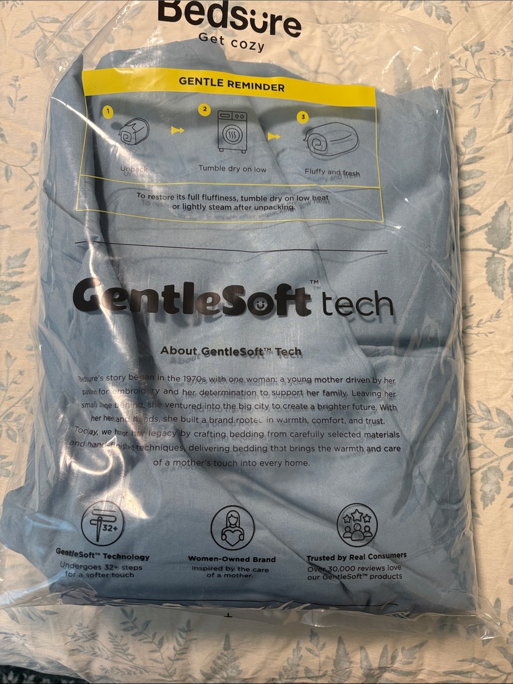 GentleSoft king size sheet set